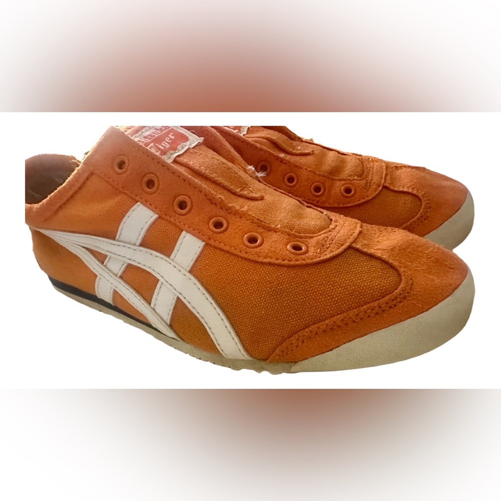 Onitsuka Tiger Orange Sneakers - Mexico 66 Slip On